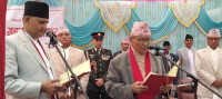 लुम्बिनीमा मुख्यमन्त्रीसँगै आठ मन्त्रीले लिए शपथ