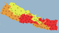 आगामी तीन दिन चार प्रदेशमा अत्यधिक वर्षाको प्रक्षेपण