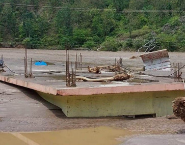 ११ करोडको लागतमा बन्दै गरेको खानेपानी आयोजना बाढीले क्षतिग्रस्त