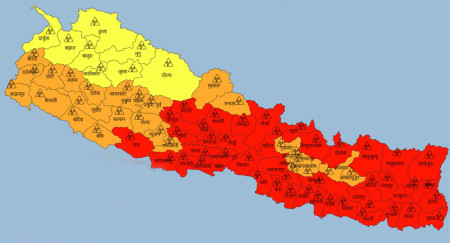 मनसुन फेरि सक्रिय, तीन दिन अत्यधिक वर्षा हुन सक्ने