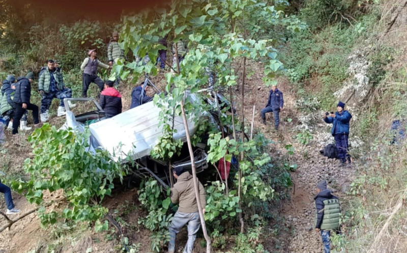 दार्चुला जीप दुर्घटनामा आठ जनाको मृत्यु