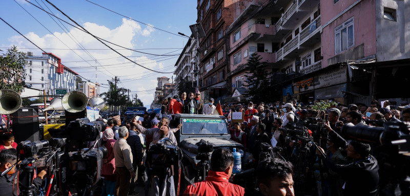 फेरि प्रदर्शनमा उत्रिए सहकारीपीडित