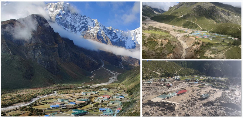 थामे बस्ती बगाउने गरी फुटेको हिमतालले दिने संकेत र अपनाउनुपर्ने तत्परता